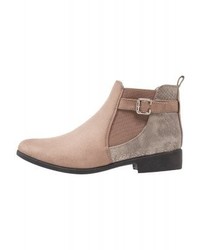 Bottines en cuir marron clair Anna Field