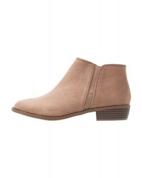 Bottines en cuir marron clair Dorothy Perkins