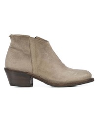 Bottines en cuir marron clair Fiorentini+Baker