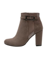 Bottines en cuir marron Anna Field