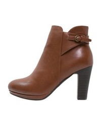 Bottines en cuir marron Anna Field