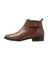 Bottines en cuir marron Anna Field