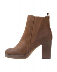 Bottines en cuir marron Anna Field