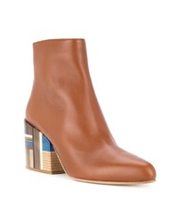 Bottines en cuir marron Gabriela Hearst