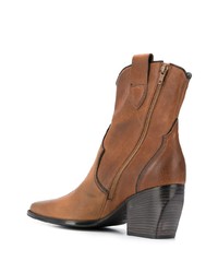 Bottines en cuir marron Kennel + Schmenger