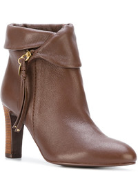 Bottines en cuir marron See by Chloe