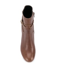 Bottines en cuir marron Tila March