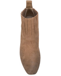 Bottines en cuir marron Marsèll