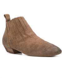 Bottines en cuir marron Marsèll