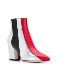 Bottines en cuir multicolores Sergio Rossi