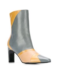 Bottines en cuir multicolores Michel Vivien