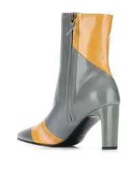 Bottines en cuir multicolores Michel Vivien