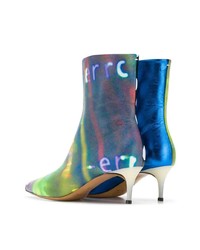 Bottines en cuir multicolores Maison Margiela