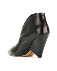 Bottines en cuir noires Isabel Marant