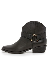 Bottines en cuir noires Joie