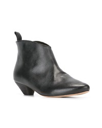 Bottines en cuir noires Marsèll