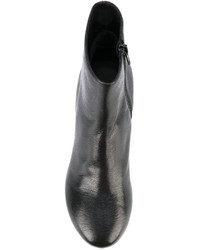 Bottines en cuir noires MM6 MAISON MARGIELA