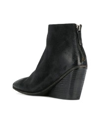 Bottines en cuir noires Marsèll