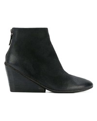 Bottines en cuir noires Marsèll