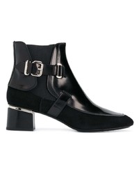 Bottines en cuir noires Tod's