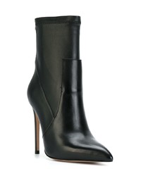 Bottines en cuir noires Gianni Renzi