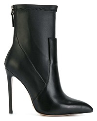 Bottines en cuir noires Gianni Renzi