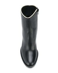 Bottines en cuir noires A.F.Vandevorst