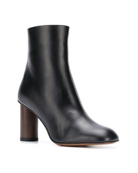 Bottines en cuir noires Neous