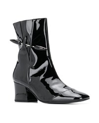 Bottines en cuir noires Dorateymur