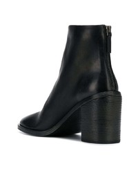 Bottines en cuir noires Marsèll