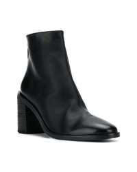 Bottines en cuir noires Marsèll