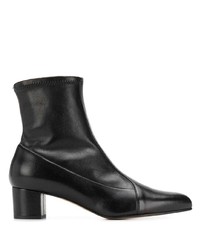 Bottines en cuir noires Antonio Barbato