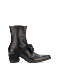 Bottines en cuir noires Atelier Bâba