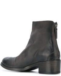 Bottines en cuir noires Marsèll