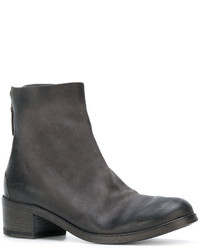 Bottines en cuir noires Marsèll