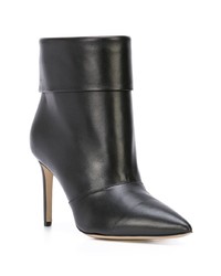 Bottines en cuir noires Paul Andrew