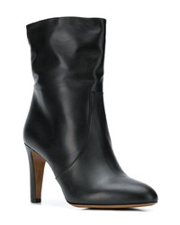 Bottines en cuir noires Bally