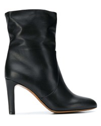 Bottines en cuir noires Bally