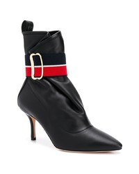 Bottines en cuir noires Bally