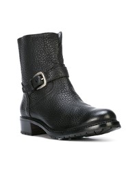 Bottines en cuir noires Gravati