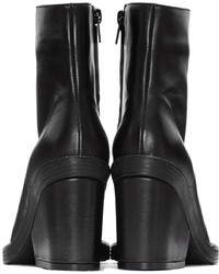 Bottines en cuir noires Robert Clergerie