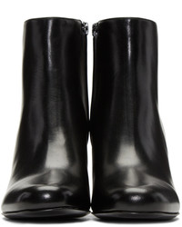 Bottines en cuir noires Saint Laurent