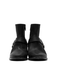 Bottines en cuir noires Golden Goose