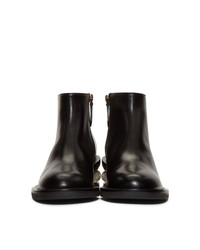 Bottines en cuir noires Nicholas Kirkwood