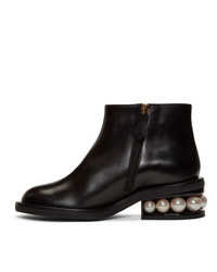 Bottines en cuir noires Nicholas Kirkwood