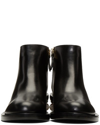 Bottines en cuir noires Nicholas Kirkwood