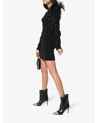 Bottines en cuir noires Alexandre Vauthier