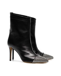 Bottines en cuir noires Alexandre Vauthier