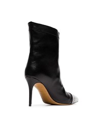 Bottines en cuir noires Alexandre Vauthier