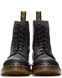 Bottines en cuir noires Dr. Martens